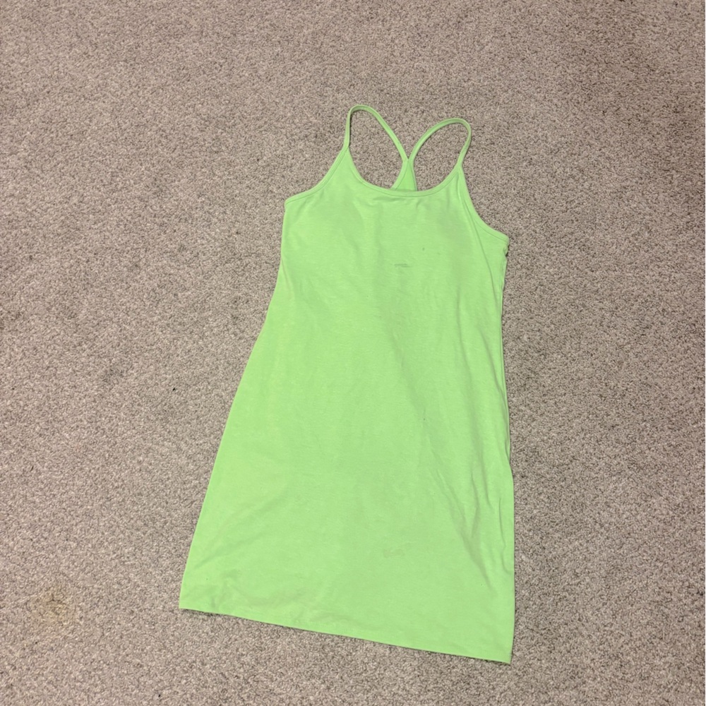 Lime Green Sleeveless Dress